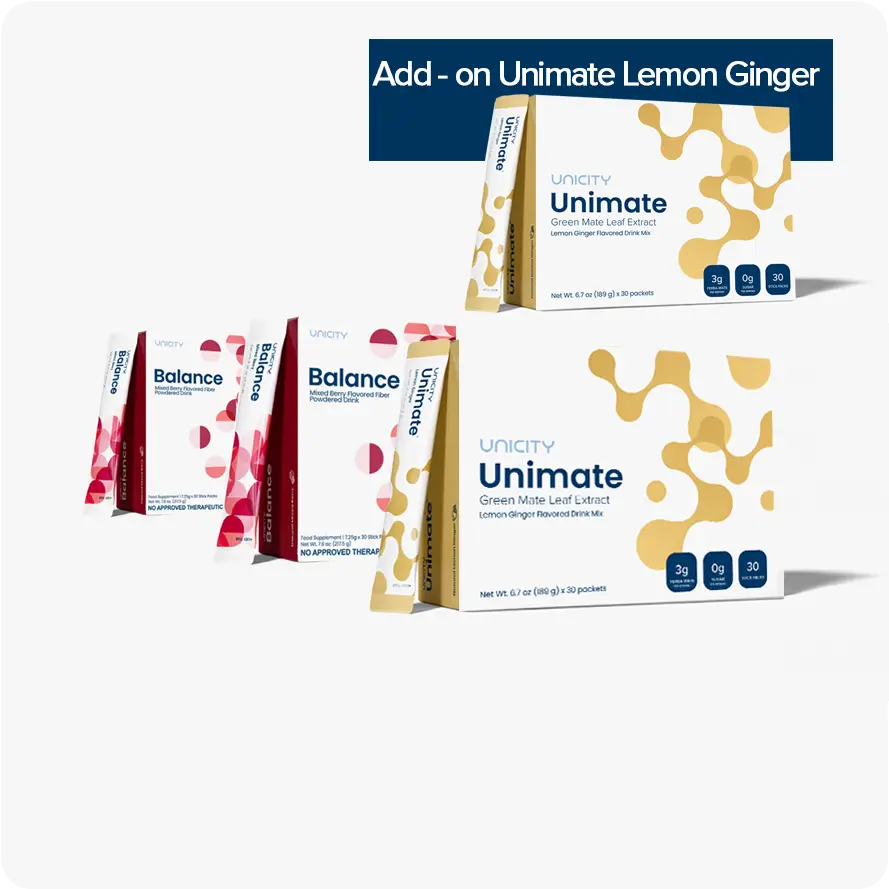 Unicity Feel Great Package 10 (Mixed Berry/Lemon Ginger+Lemon Ginger)